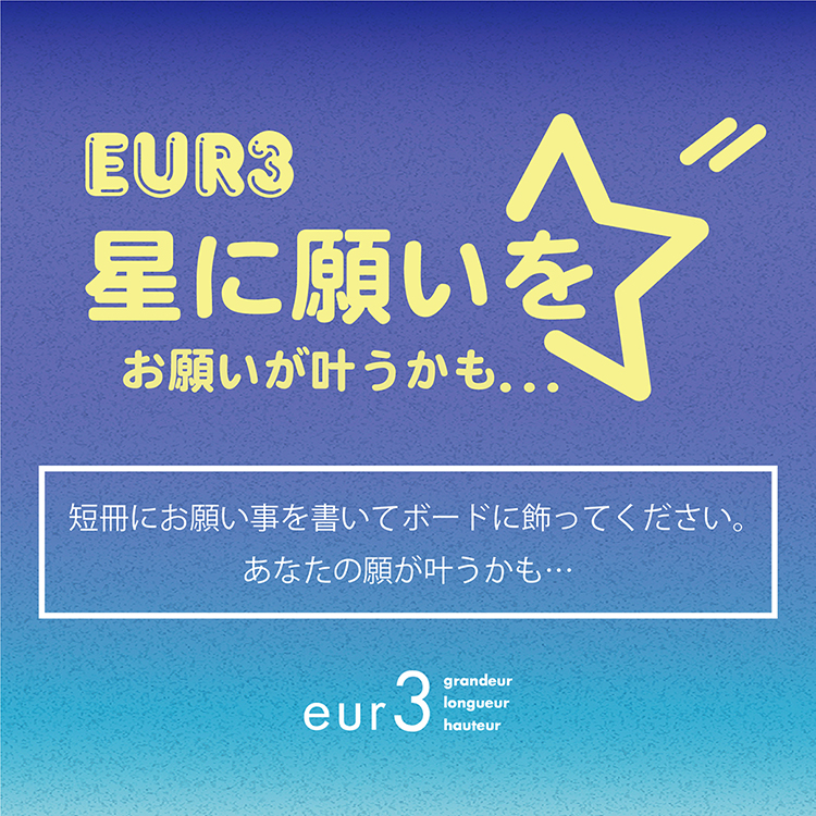 【店頭限定】eur3 星に願いを